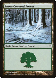 Snow-Covered Forest · 155 · CSP · Non-foil