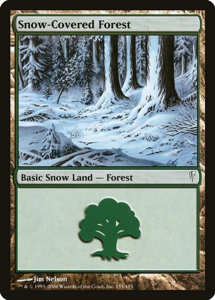 Snow-Covered Forest · 155 · CSP · Non-foil