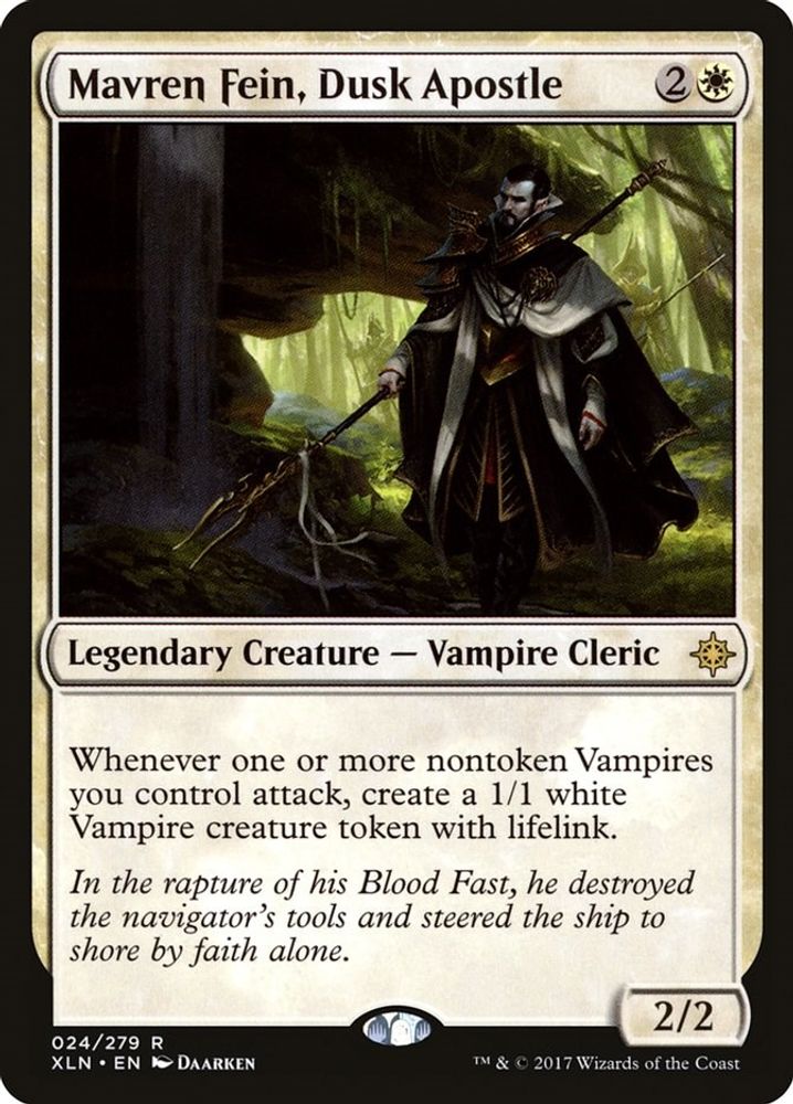 Mavren Fein, Dusk Apostle · 24 · Ixalan · Non-foil