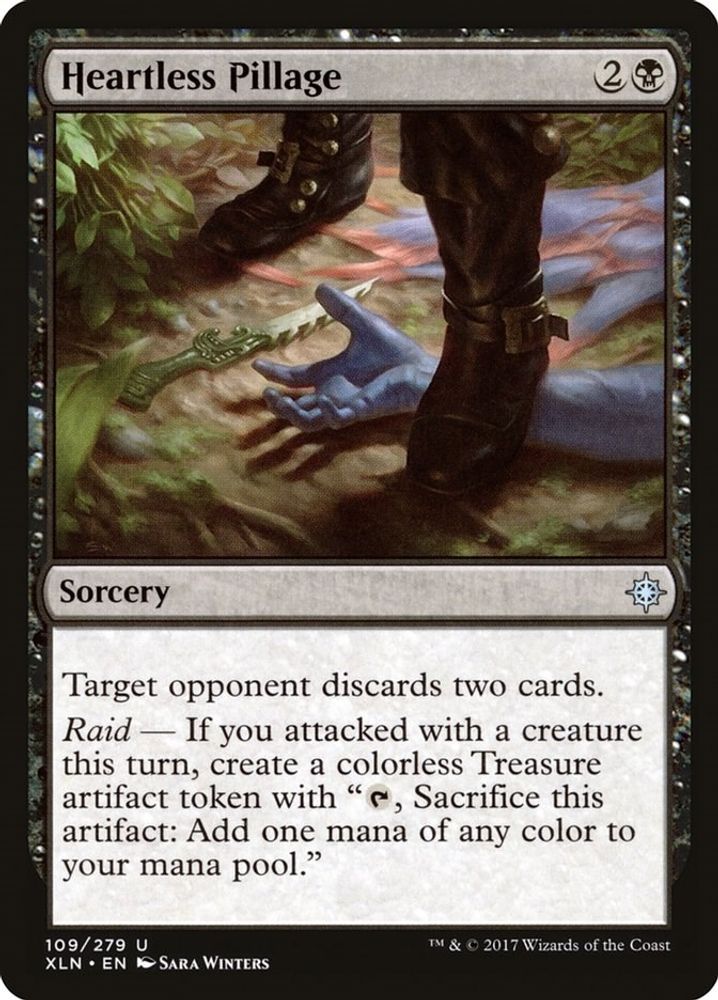 Heartless Pillage · 109 · XLN · Non-foil