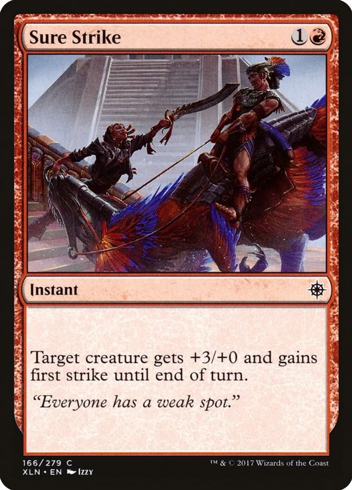 Sure Strike · 166 · Ixalan · Non-foil
