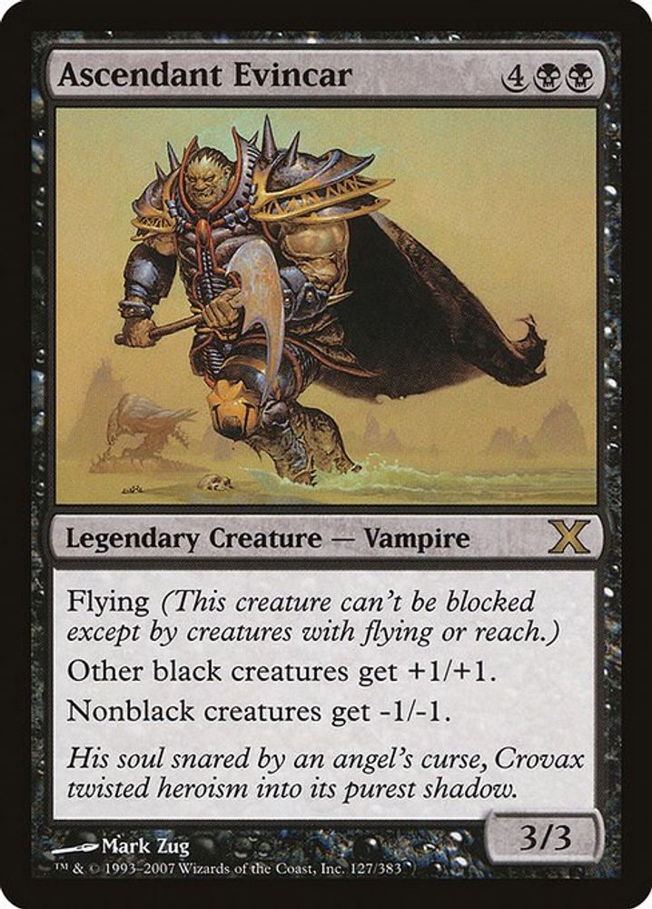 Ascendant Evincar · 127 · 10E · Non-foil