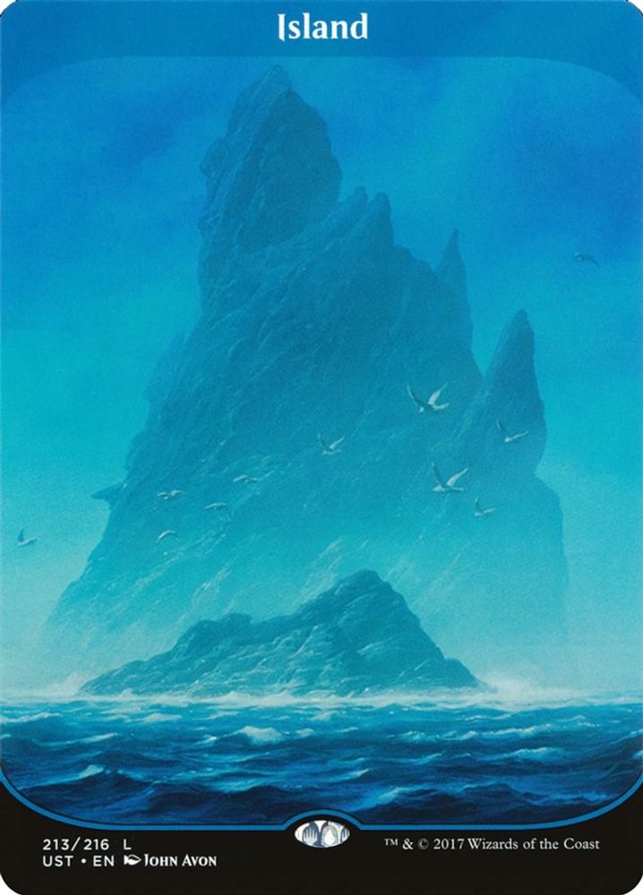 Island · 213 · Unstable · Non-foil