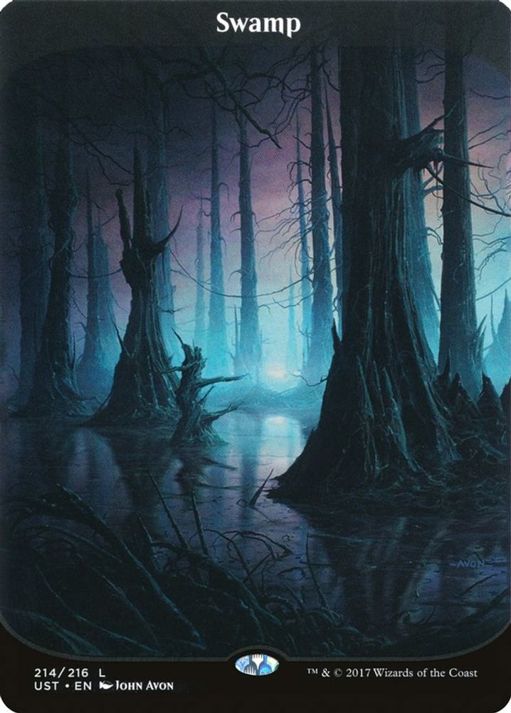 Swamp · 214 · Unstable · Non-foil