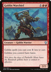 Goblin Warchief · 130 · Dominaria · Non-foil