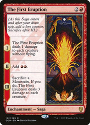 The First Eruption · 122 · DOM · Foil