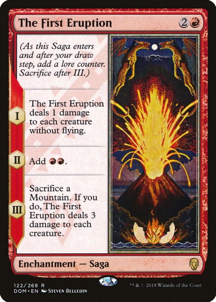 The First Eruption · 122 · DOM · Foil