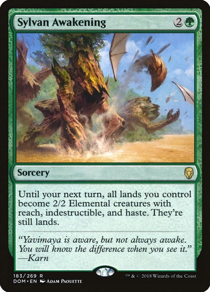 Sylvan Awakening · 183 · DOM · Non-foil