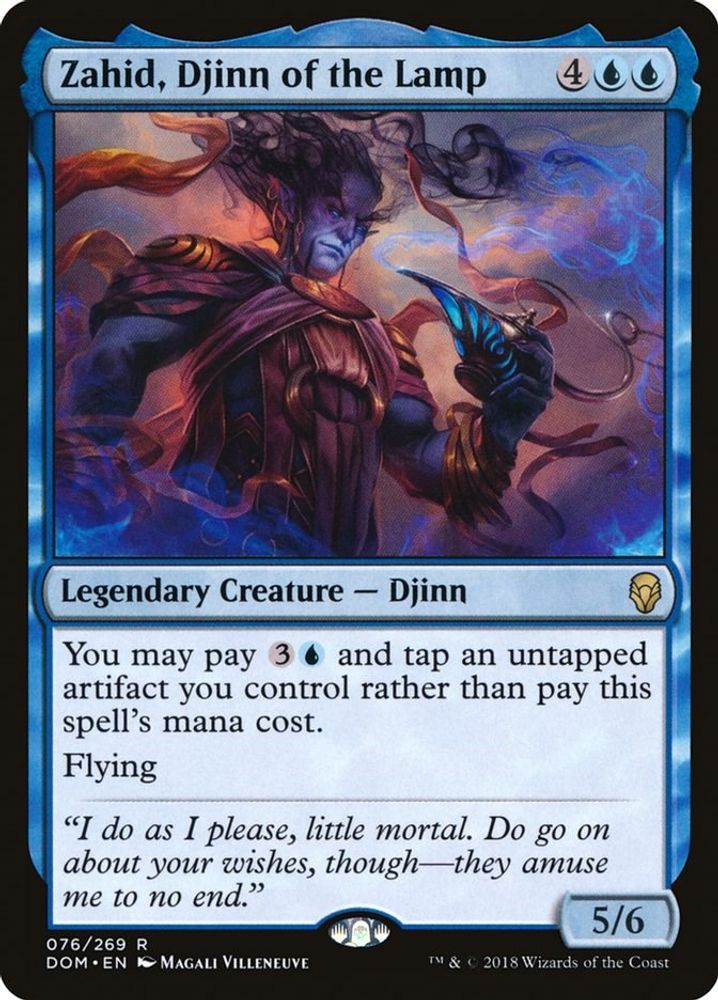 Zahid, Djinn of the Lamp · 76 · DOM · Non-foil