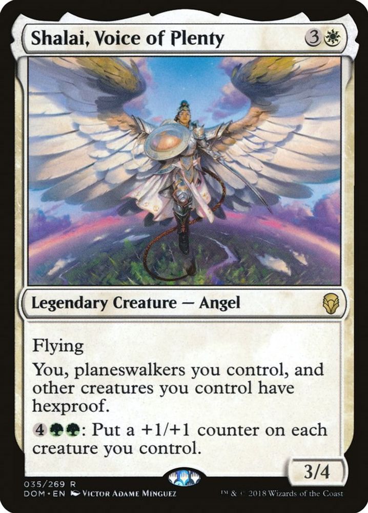 Shalai, Voice of Plenty · 35 · Dominaria · Non-foil
