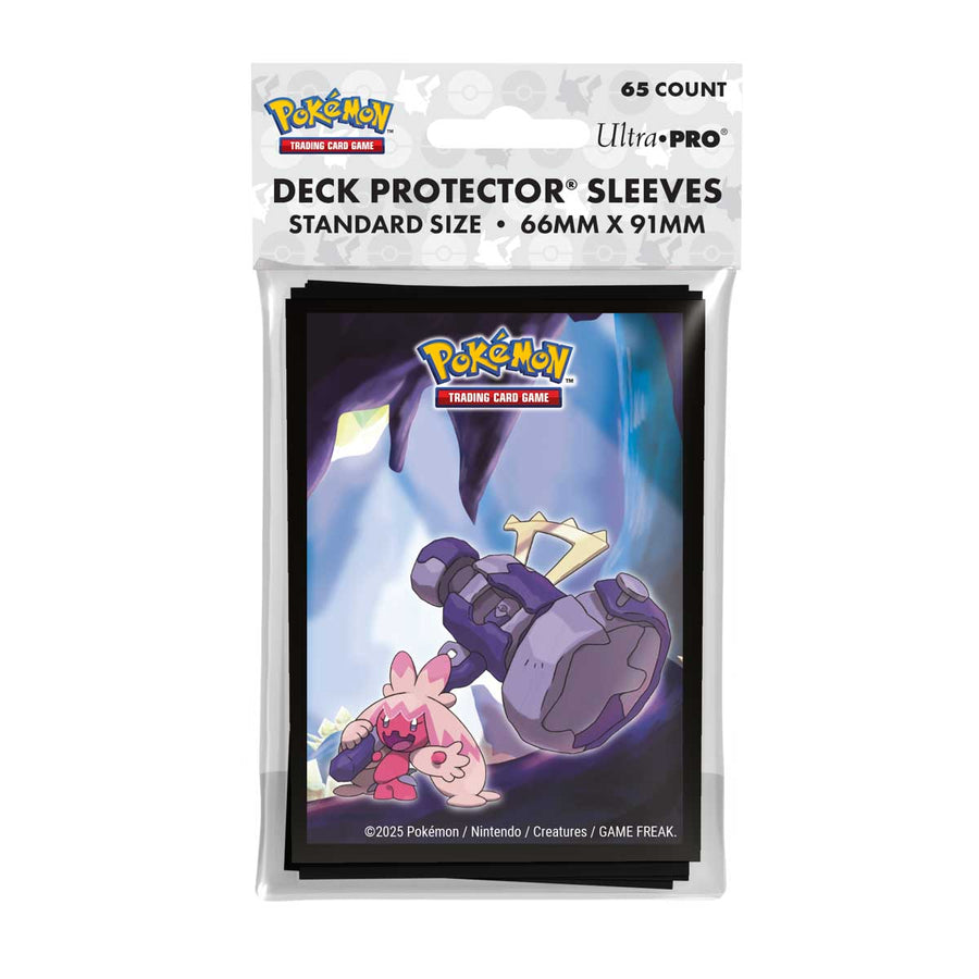 Ultra Pro Pokémon Sleeves - Tinkaton - Ultra Pro Pokémon card sleeves featuring Tinkaton with purple and pink tones, 65 count, standard size 66mm x 91mm.