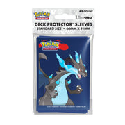 Ultra Pro Deck Protector Sleeves: Pokémon - Mega Charizard X (PREORDER) - Standard size card sleeves featuring Mega Charizard X with blue flames on a dark background, 65 count pack.