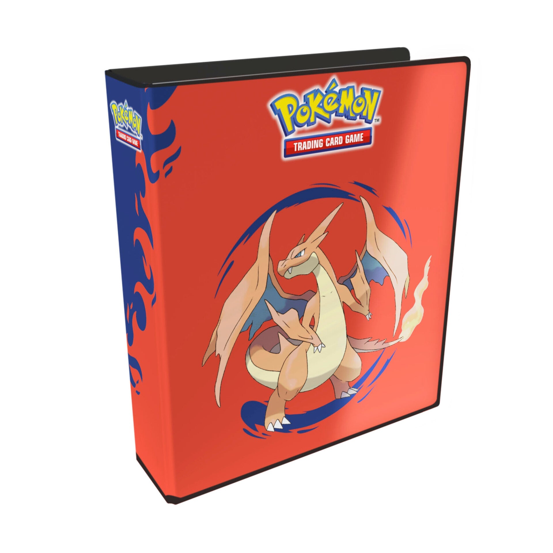 Ultra Pro 2" Binder: Pokémon - Mega Charizard X and Y (PREORDER) - Red Ultra Pro 2" binder featuring Mega Charizard X and Y artwork with Pokémon logo on cover and spine.