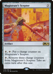 Magistrate's Scepter · 238 · Core Set 2019 · Non-foil