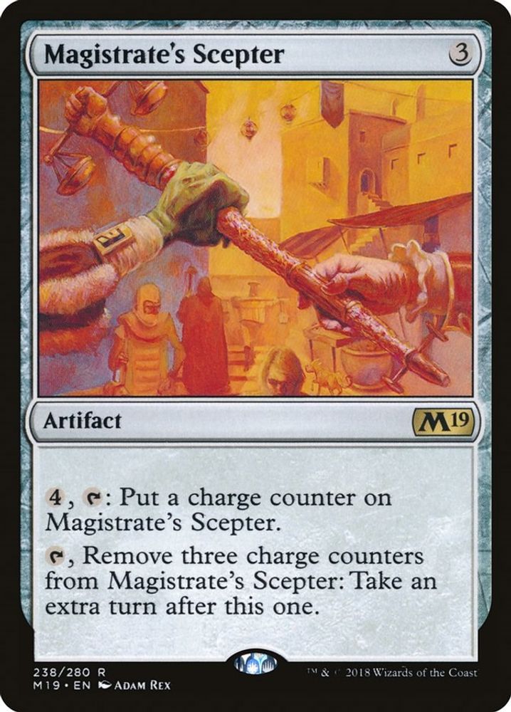 Magistrate's Scepter · 238 · Core Set 2019 · Non-foil
