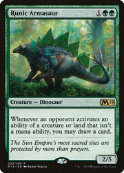 Runic Armasaur · 200 · M19 · Non-foil