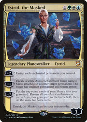 Estrid, the Masked · 40 · Commander 2018 · Foil