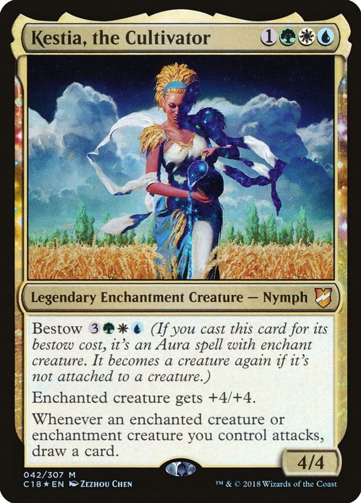 Kestia, the Cultivator · 42 · Commander 2018 · Foil
