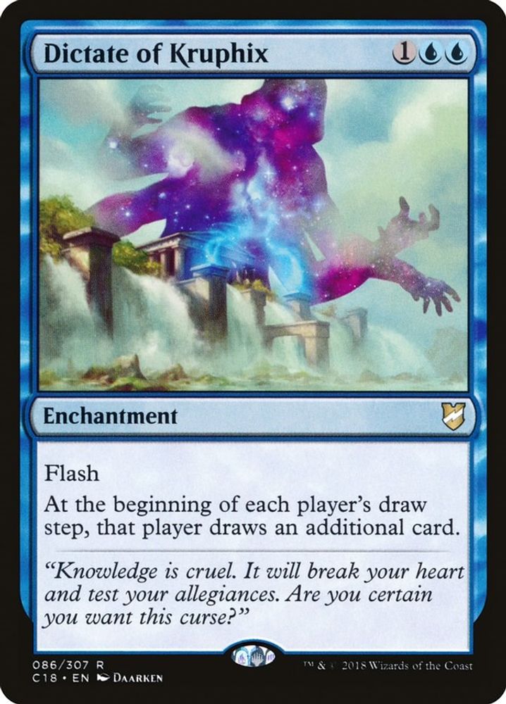 Dictate of Kruphix · 86 · Commander 2018 · Non-foil