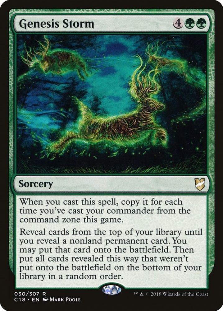 Genesis Storm · 30 · Commander 2018 · Non-foil