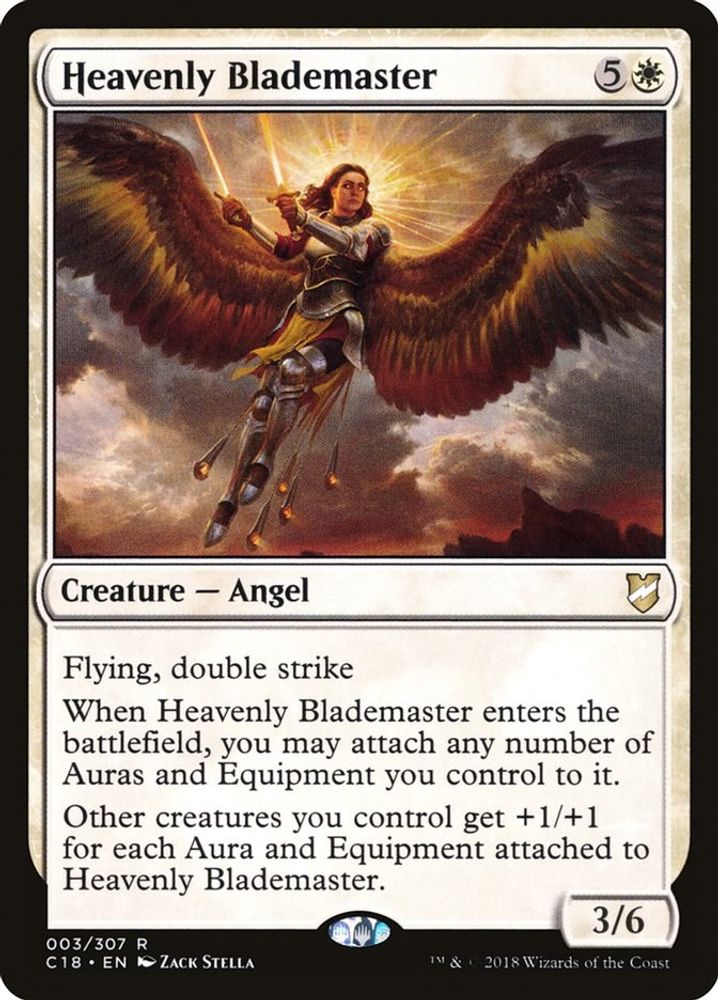 Heavenly Blademaster · 3 · Commander 2018 · Non-foil