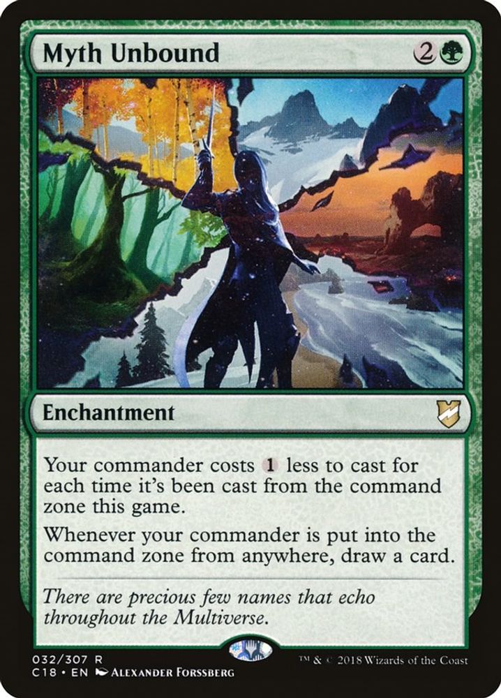 Myth Unbound · 32 · Commander 2018 · Non-foil
