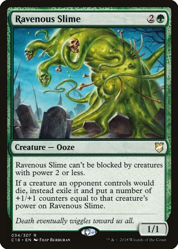 Ravenous Slime · 34 · Commander 2018 · Non-foil