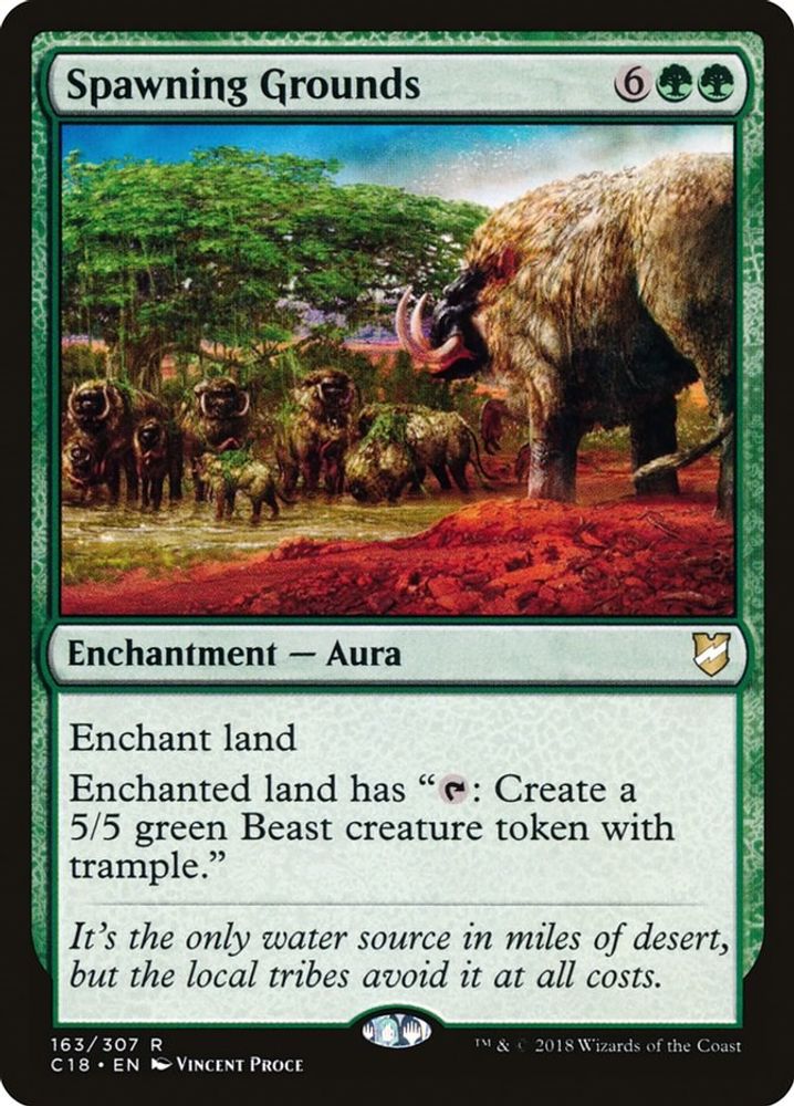 Spawning Grounds · 163 · Commander 2018 · Non-foil