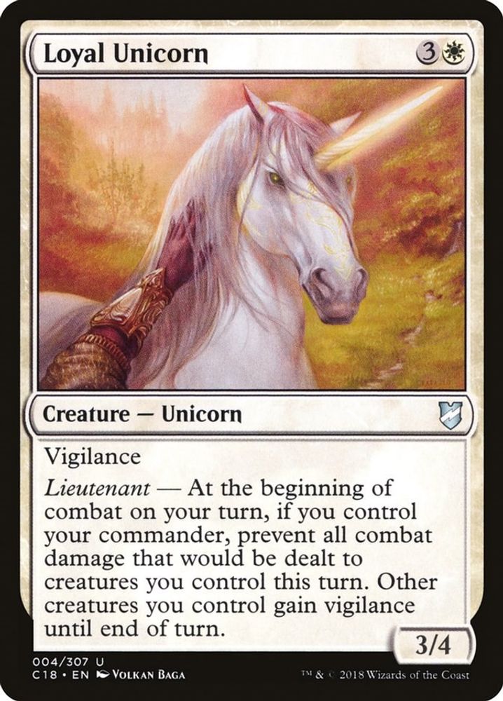 Loyal Unicorn · 4 · C18 · Non-foil