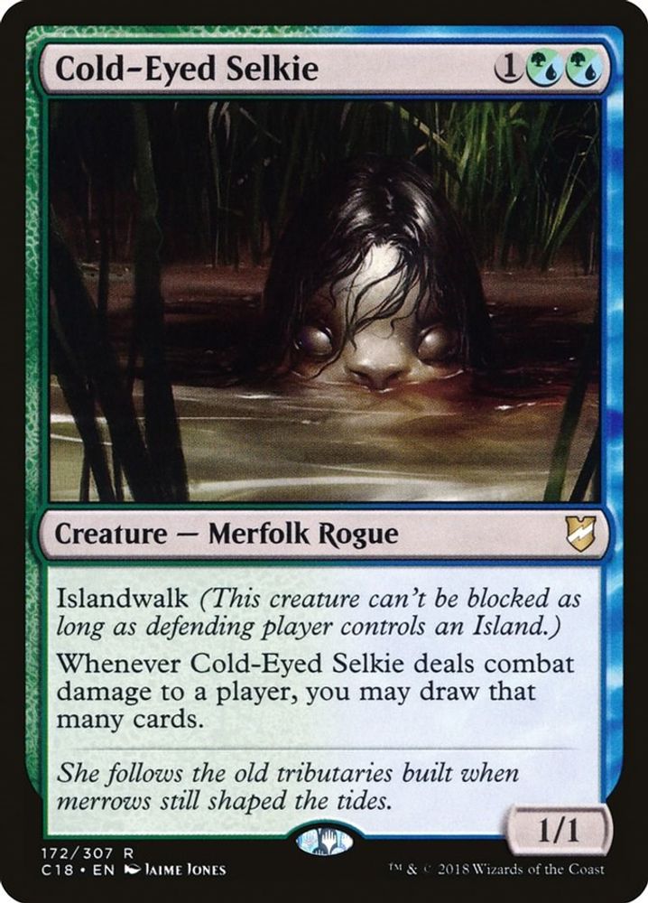 Cold-Eyed Selkie · 172 · Commander 2018 · Non-foil