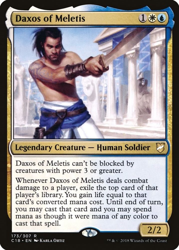 Daxos of Meletis · 173 · Commander 2018 · Non-foil