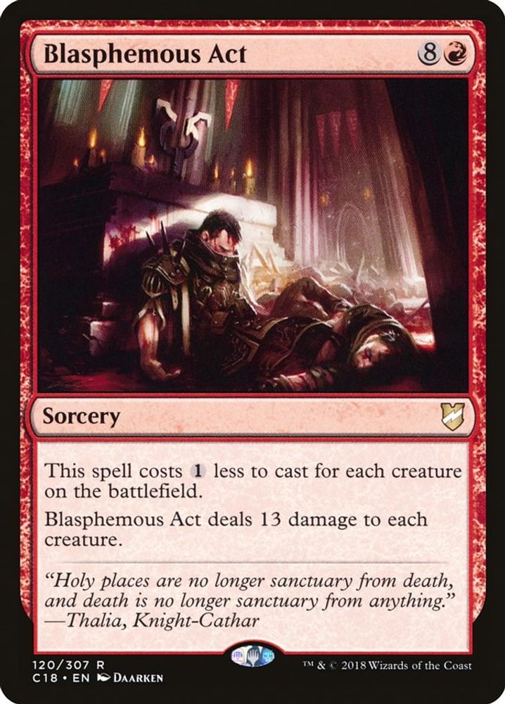 Blasphemous Act · 120 · C18 · Non-foil