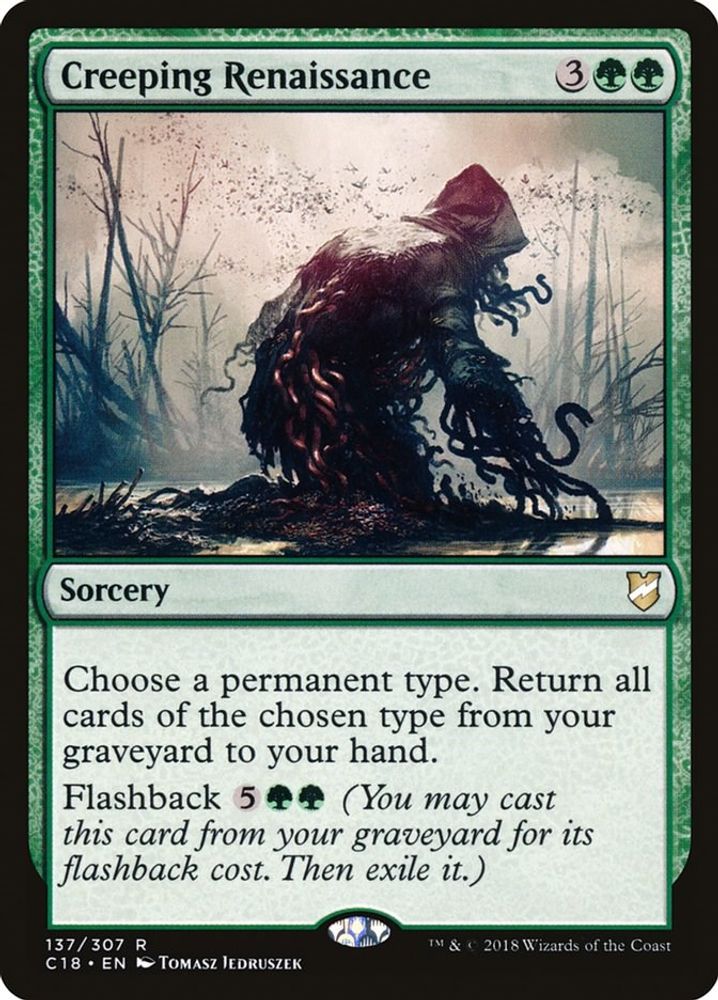 Creeping Renaissance · 137 · Commander 2018 · Non-foil