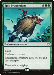 Epic Proportions · 142 · Commander 2018 · Non-foil
