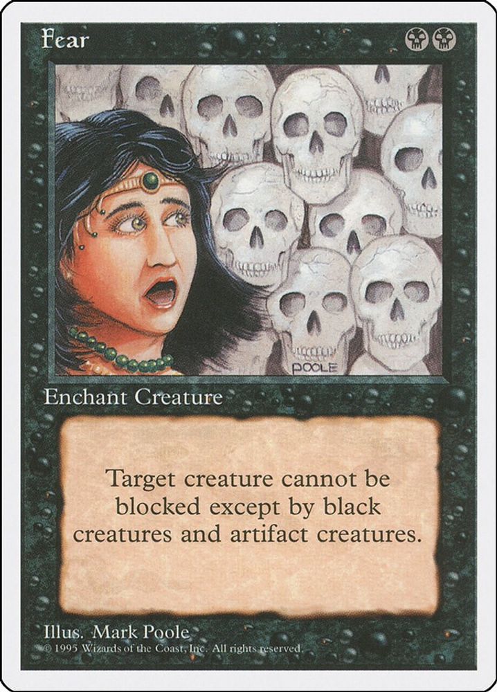 Fear · 4ED · Non-foil