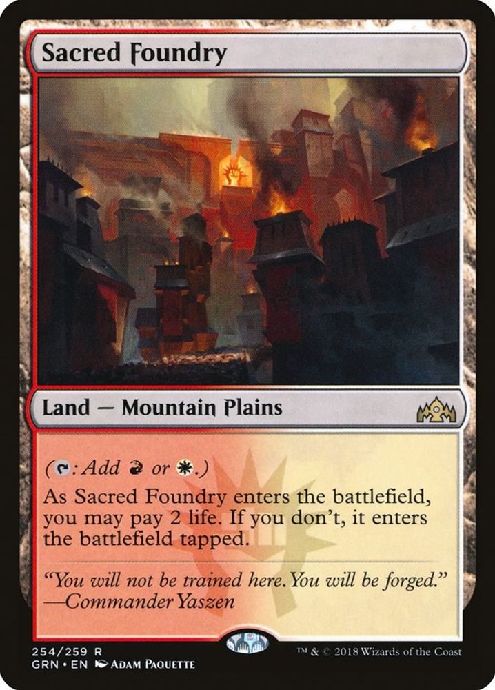 Sacred Foundry · 254 · GRN · Non-foil