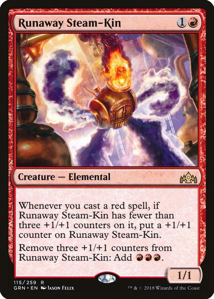 Runaway Steam-Kin · 115 · GRN · Non-foil