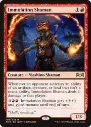 Immolation Shaman · 106 · RNA · Non-foil