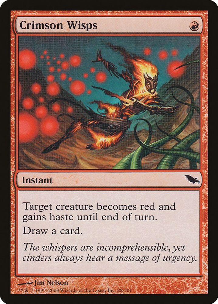 Crimson Wisps · 88 · SHM · Non-foil