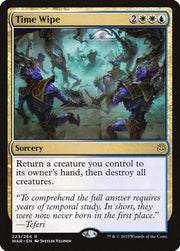 Time Wipe · 223 · War of the Spark · Non-foil