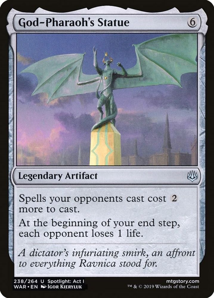 God-Pharaoh's Statue · 238 · WAR · Non-foil