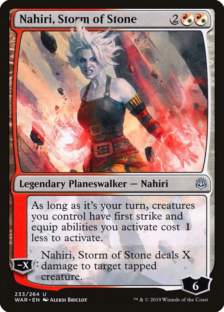 Nahiri, Storm of Stone · 233 · War of the Spark · Non-foil