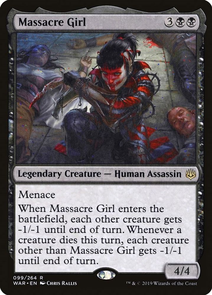 Massacre Girl · 99 · War of the Spark · Non-foil