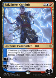 Ral, Storm Conduit · 211 · War of the Spark · Foil