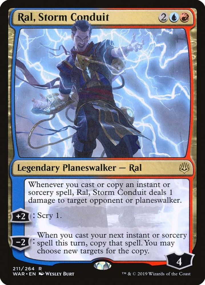 Ral, Storm Conduit · 211 · War of the Spark · Foil