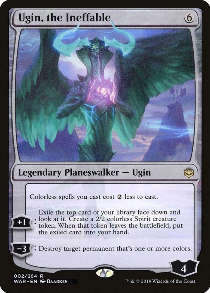 Ugin, the Ineffable · 2 · War of the Spark · Non-foil