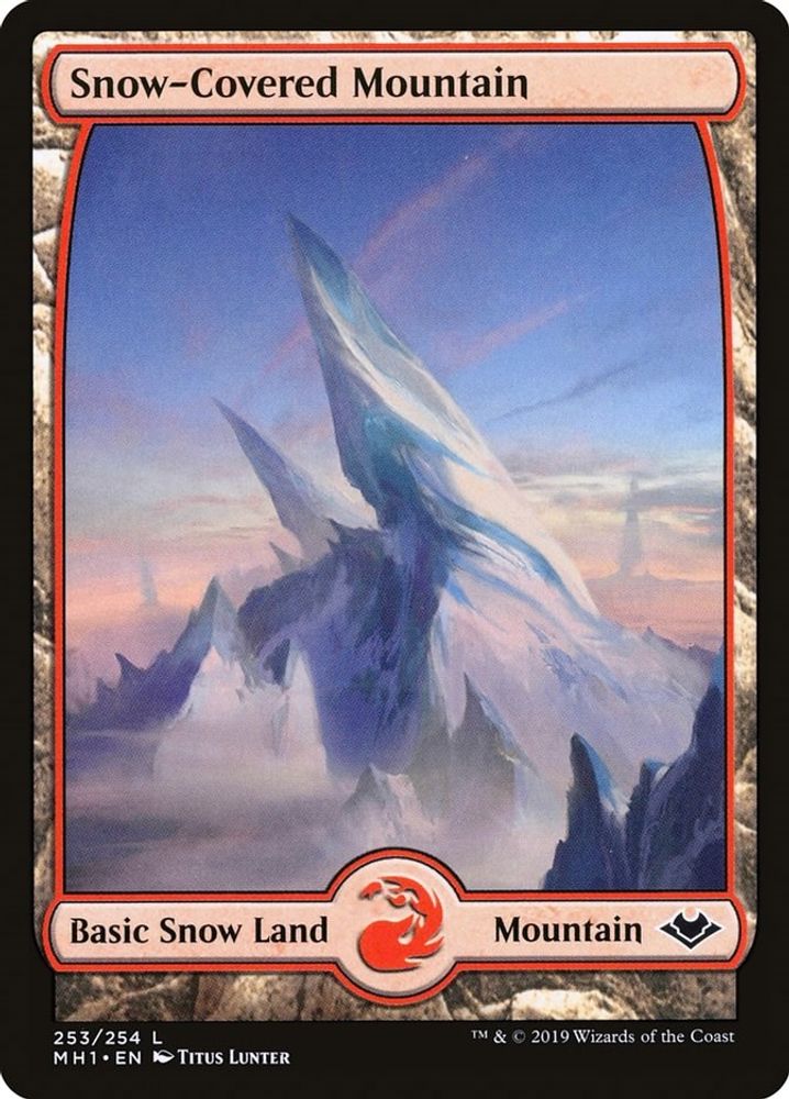 Snow-Covered Mountain · 253 · MH1 · Non-foil