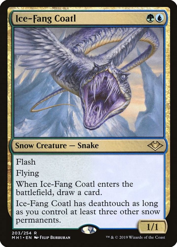 Ice-Fang Coatl · 203 · Modern Horizons · Non-foil