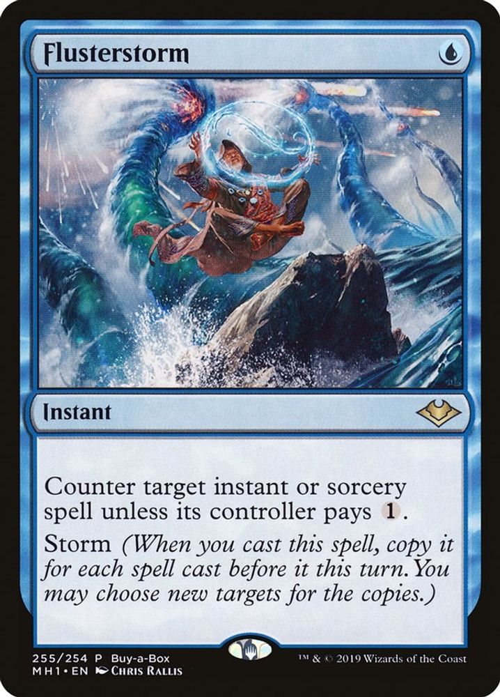 Flusterstorm · 255 · Buy-A-Box Promos · Non-foil