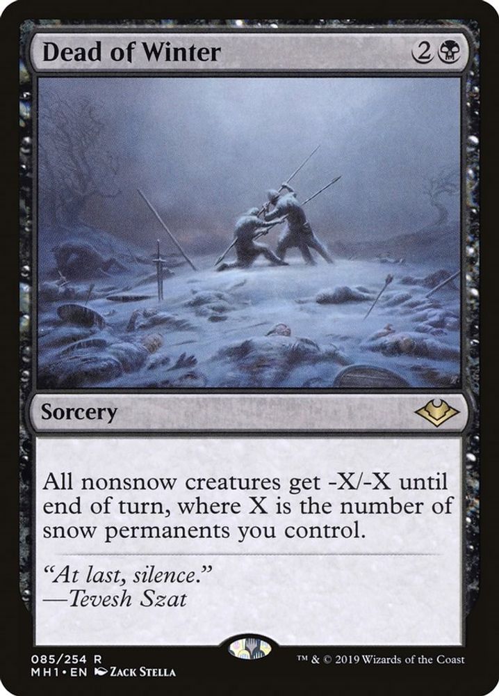 Dead of Winter · 85 · Modern Horizons · Non-foil